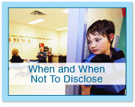 When and When Not To Disclose
